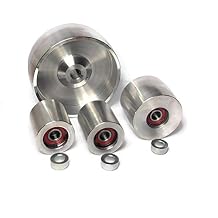 Belt Grinder 2x72 Wheel Set for Knife Grinder 5" Drive 5/8" Bore 3" Track 2" Idler 5" 5/8-3" - 2"