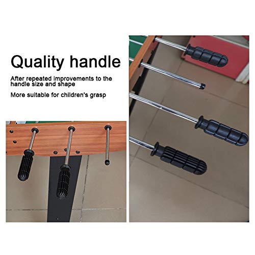 KHYTEBV Tischfußballtisch aus Holz mit Beinen, freistehender Fußballtisch, Tischfußballspiel, für Erwachsene und Kinder, für Spielzimmer und Familienspieleabend – Bild 5