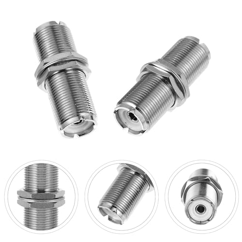 Adaptador UHF Hembra para Solucionar Cables Cortos en Conector de Extensión Antena 7