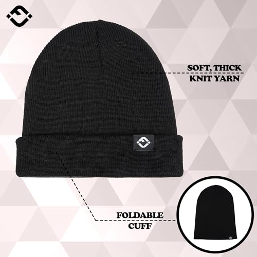 Image of Funky Junque Baby, Toddler & Kids Beanie - Ultra Soft Stretchy Knit Winter Hat for Ages 0-10, Available in 3 Sizes