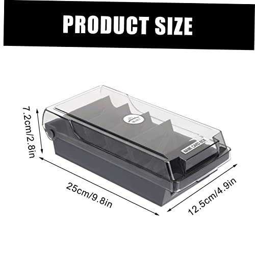 ULTECHNOVO 3 Pçs Caixa De Índice Caso De Cartão De Nota Titular Do Cartão De Nota Suporte De Mesa Su