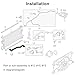 LOCOZI Lower Radiator Coolant Hose Tube & Upper Radiator Coolant Reservoir Pipe & Radiator Reservoir Line fit for 2012-2018 focus 2.0L replaces BV618K012KF CV6Z-8286-K CV6Z-8260-K CV6Z-8K012-K