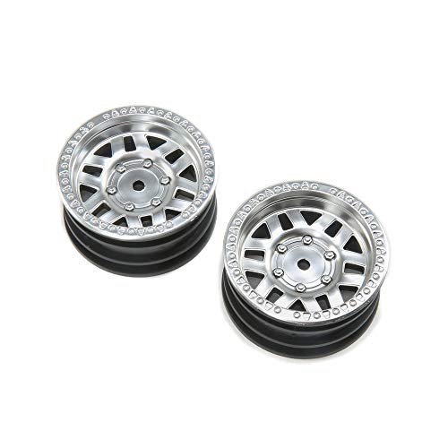 Axial 1.9 KMC Machete Wheel - Satin Silver (2pcs) (AXI43001)
