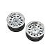 Axial 1/10 KMC Machete 1.9 Wheels, 12mm Hex, Satin Silver (2), AXI43001