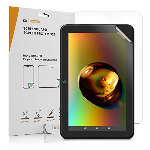 kwmobile 2X Salvapantallas Compatible con Amazon Fire 7 7' (2022) - Protector de Pantalla...