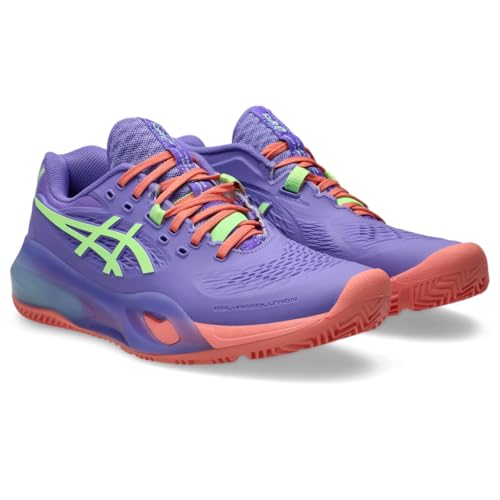 ASICS Women's Gel-Resolution X Padel Tennis Shoes, 9.5, Amethyst/Illuminate Green - image 3