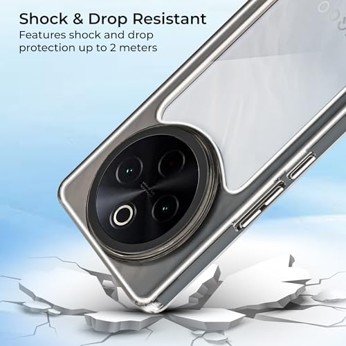 Image of A rtistque Ultra Stylish Back Cover Case for iQOO Z10 / Vivo T4 5G | Premium Shockproof TPU | Protective Design | iQOO Z10 / Vivo T4 Back Cover - Black