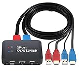 【Hohe Kompatibilität】Es kann verschiedene Anzeigegeräte automatisch identifizieren und abgleichen und unterstützt auch PC, Laptop, PS4, PS3, Nintendo Switch und andere Eingabegeräte oder Signalquellenschalter.