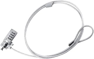 CORHAD Laptop Password Lock Steel Wire Bike Lock 4- Digit Password Bike Lock Bike Padlock Digital Padlock Security Bike Lock Security Lock Bicycle Padlock Silver Wire Rope Business Book