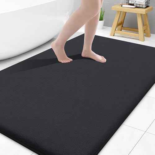 Smiry Memory Foam Bath Mat 45x27, Extra Soft and Absorbent