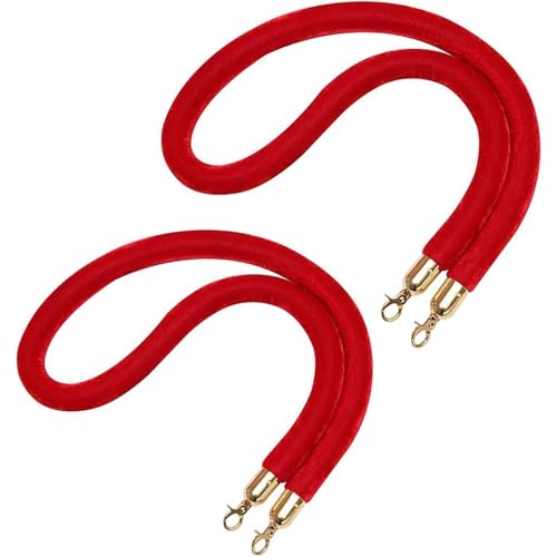 Corde de guidage de 2 mètres avec crochets muraux pour barrière d'événement