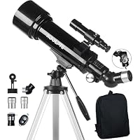 Amazon.co.jp: 天体望遠鏡 70mm口径 500mm焦点距離 屈折式 - AZ