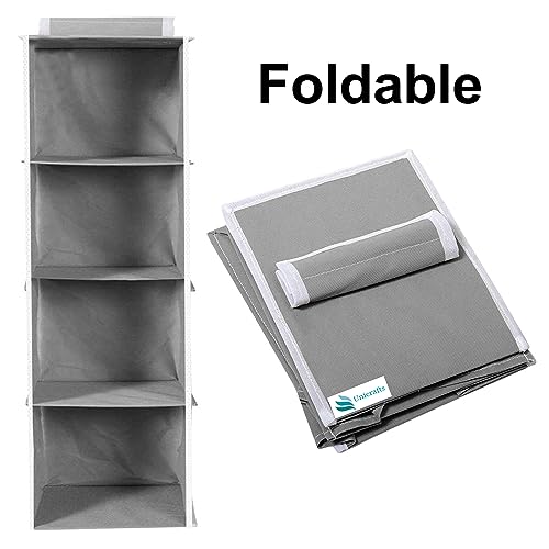 Image of Hanging Organizer (Blue Grey, Pack of 2 (4 Shelf))