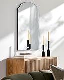 Livabliss x Galey Alix Landon - Espejo Decorativo Tradicional, 35 Pulgadas de Alto x 24 Pulgadas de Ancho x 1 Pulgada de Profundidad, Color Negro