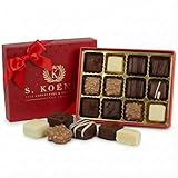 Luxury Milk Chocolate Truffles Gift Box – 12 Piece Assorted Belgian-Style Holiday Chocolates – Gourmet Candy for Christmas Gifts, Stocking Stuffers, Birthdays, Anniversaries & Dessert Platters