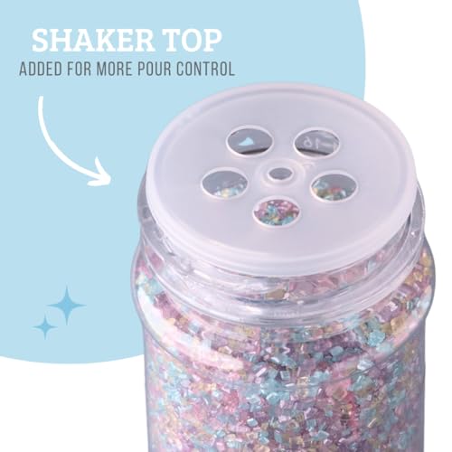 Image of Sweets Indeed Pastel Sugar, Edible Sprinkle Sugar Mix, Perfect for Cake Decorations, Baking, Ice Cream, Cookies, Cupcake Topper, 4 ounces