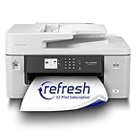 Brother MFC-J6540DW Professional A3 Wireless Inkjet All-in-One Printer (11” x 17”) – Colour Printer with Scanner, Ink Cartridges – Print More, Save More with a Brother Refresh Subscription!