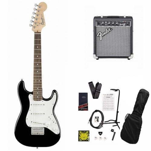 Squier Mini Strat Laurel FB Black ~jM^[ GLM^[ 10WAvtGLM^[S҃ZbgR