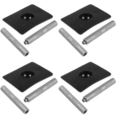 MUCKLILY 4 Juegos Herramientas de desmontaje y montaje de motocicletas. bomba con manómetro sellador sin cámara kit de reparación de motocicletas desmontaje de motores de motocicletas Black