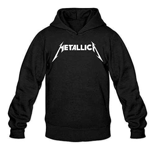 Metallica Distressed Adult Mens Hoodies-Black
