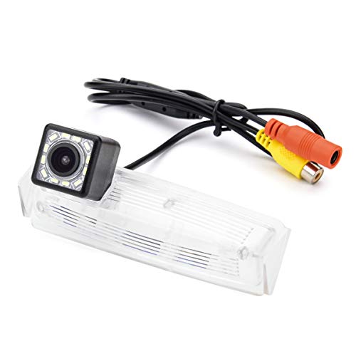 toyota yaris rear view camera - aSATAH 12 LED Car Rear View Camera for Lexus IS300 IS200 ES300 ES330 GS300 GS400 GS430 LS430 HS250h CT200h / Toyota Vios/Yaris/Prius & Vehicle Camera Waterproof Reversing Backup Camera (12 LED)