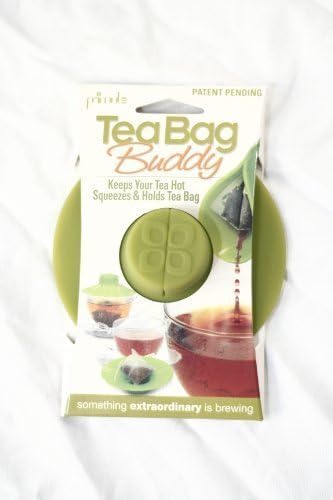 Epoca Silicone Tea Bag Buddy and Cup Cover Lid, 6-Pack, Green by Epoca