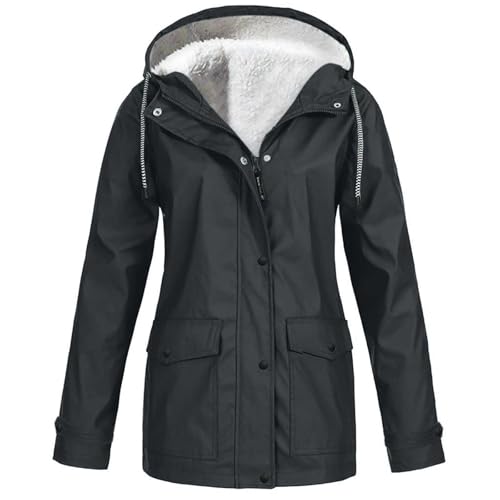 Veste hardshell femme avec polaire d'hiver veste à capuche de sport