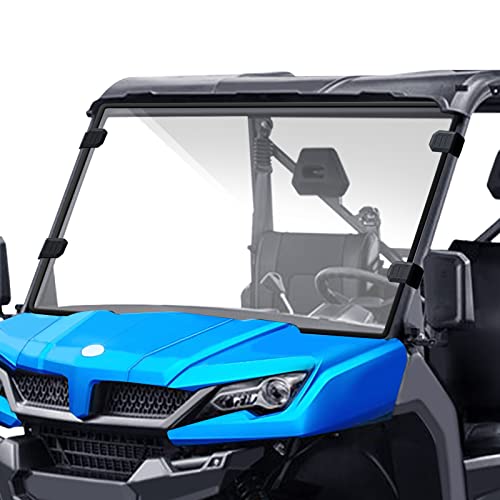 Scratch-Resistant Uforce 1000 Windshield - Starknightmt Uforce Windshield Compatible With Cfmoto Uforce 1000/1000 Xl 2019-2023, Heavy--Duty Uforce 1000 Accessories Clear Front Window #TOP21
