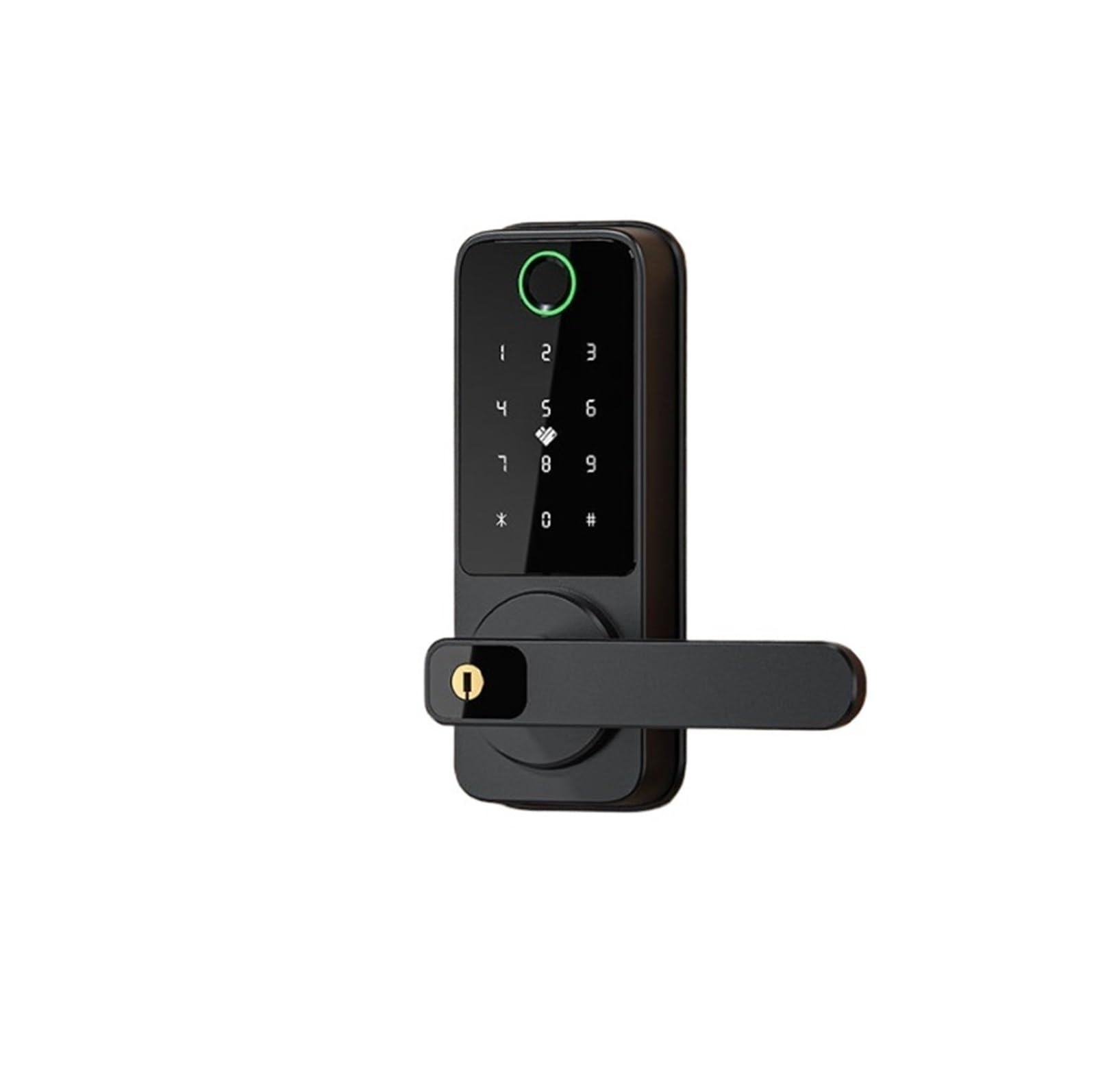 Arunasc Nero Door Locks Digital Smart Lock With Handle Biometric Electronic Fingerprint Smart Lock For Front Door For Home Office Smart(Nero)