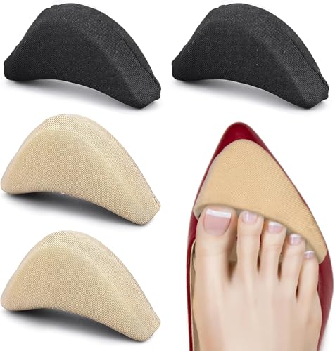 2 pares de rellenos ajustables de espuma para zapatos miniatura 1