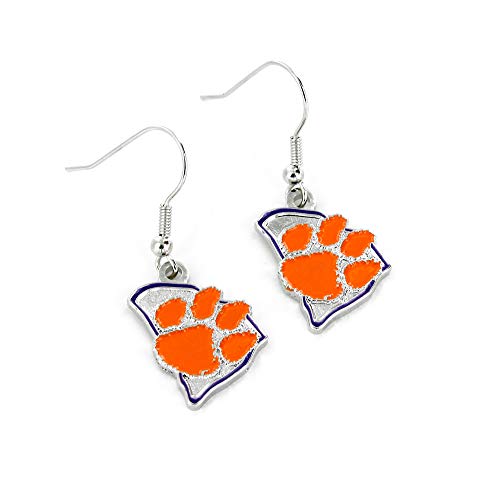 NCAA Clemson Tigers Home State Earrings
