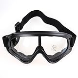 CS Windproof UV400 Snowmobile Bicycle Bike Motorcycle Ski Goggle Protective Glasses (Transparent)