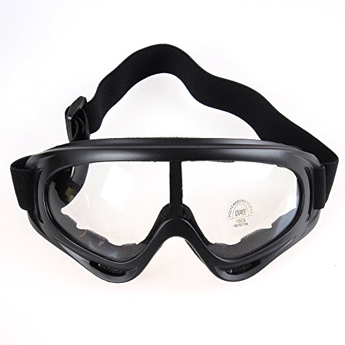 WOLFBIKE CS Windproof UV400 Snowmobile Bicycle Bike Motorcycle Ski Goggle Protective Glasses (Transparent)