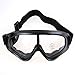 CS Windproof UV400 Snowmobile Bicycle Bike Motorcycle Ski Goggle Protective Glasses (Transparent)