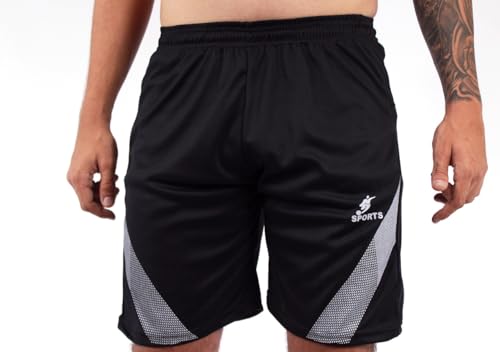 Organiky, Short Calção Bermuda Futebol Academia Cor:Preto;Tamanho:G