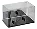 Full Size Football Display Case with Black Base and Mirror Back