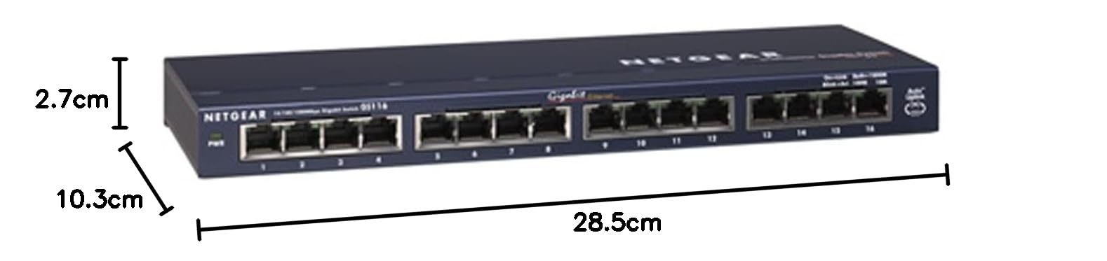 Amazon | Netgear 16Port Switch 10/100/1000 GS116 | NETGEAR