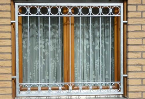 Fenstergitter Gabella aus Schmiedeeisen als Einbruchschutz