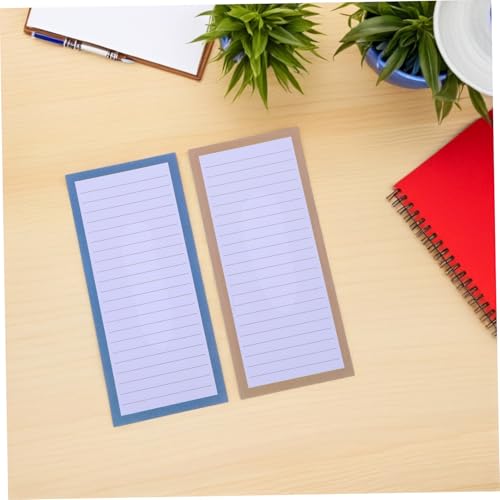 Papier lisse pour bloc-notes avec porte-stylo et aimant puissant de cuisine - 6
