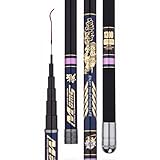 【CONCEPTION PORTABLE】 La canne à pêche télescopique est portable, vous permet de voyager vers votre lieu de pêche préféré et de profiter de la pêche quand et où vous le souhaitez.