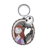 Con el esqueleto heroico y la hermosa muñeca de tela, Jack y Sally de la animación