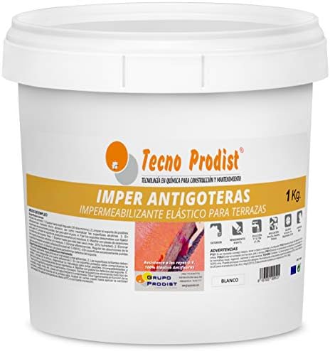 IMPER ANTIGOTERAS DE TECNO PRODIST - (1 Kg BLANCO) - Impermeabili...