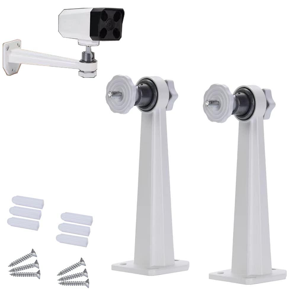 Security Camera Metal Wall/Ceiling Mount, Indoor/Outdoor Mount Compatible with Arlo, Arlo Pro 2 3, Arlo Ultra Camera and Compatible Camera with 1/4 Screw Head (2 Pack)