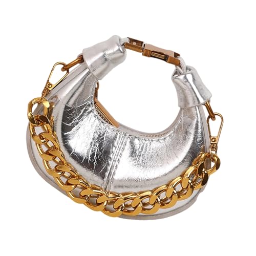 Women Bag Semicircle Crossbody Bag Autumn Winter Shoulder Bag Handbag and Purse Retro Messengers Bag for Travel Daily