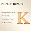 2 Pack Official Greek Wooden Letters for Crafts, Kappa - 2" Classic Font Single Layer Wooden Greek Letters - Precision Cut Natural Wood Letter for Sorority/Fraternity Paddles and DIY Projects #1