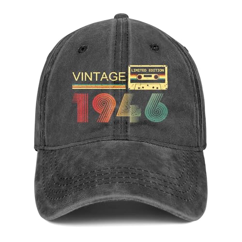 Gorra vintage cumpleaños 80 años 1946