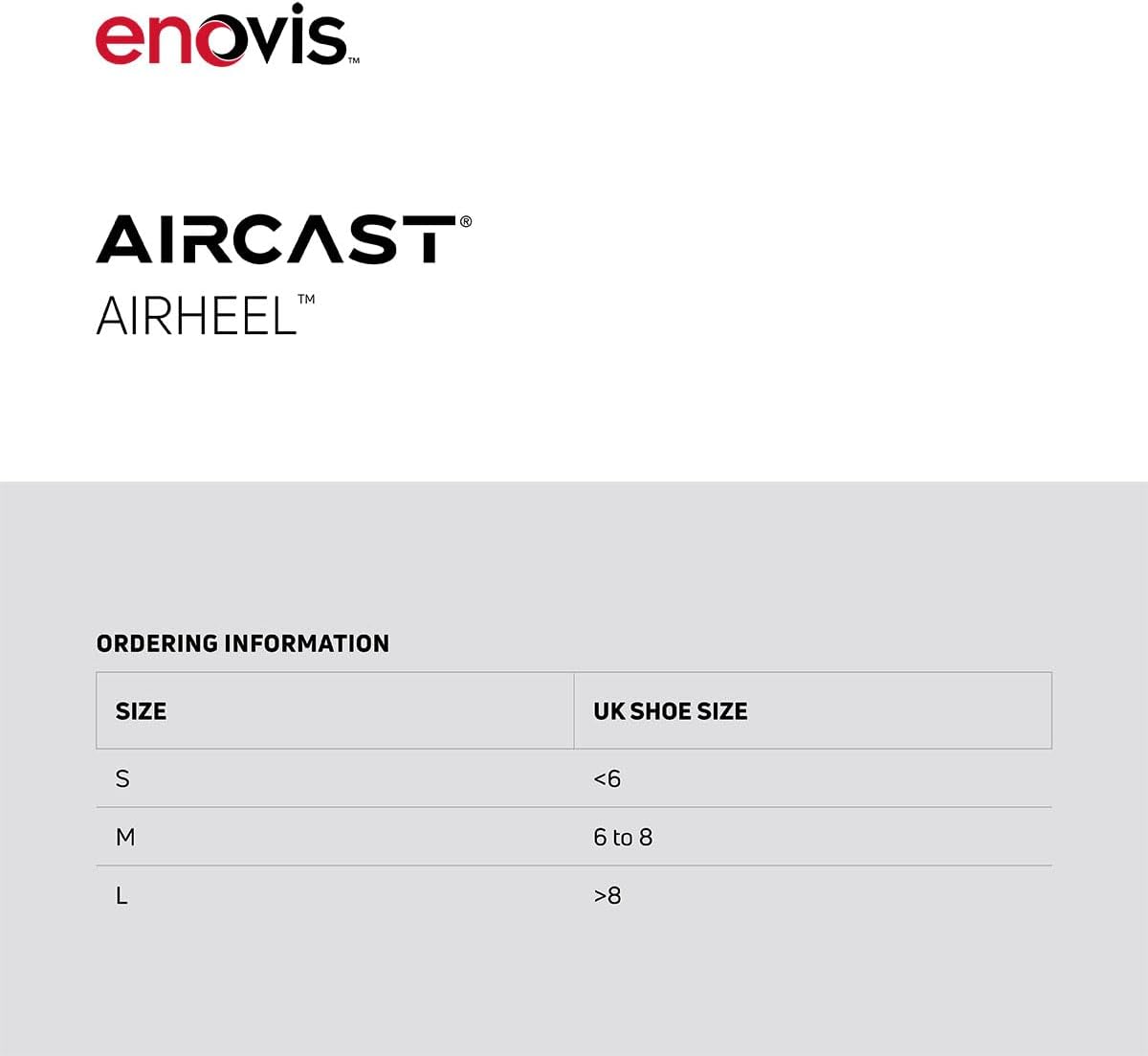 Aircast AirHeel Ankle Support Brace (with and Without Stabilizers)