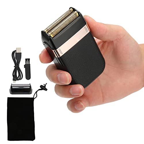 Rasoir électrique professionnel pour coiffeur à double feuille dorée - 5