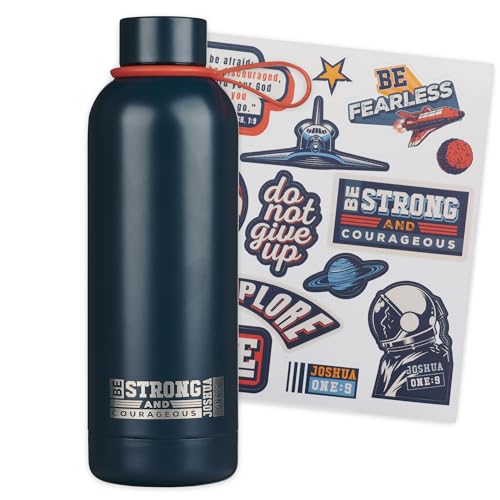 Strong & Courageous Boys Insulated Water Bottle