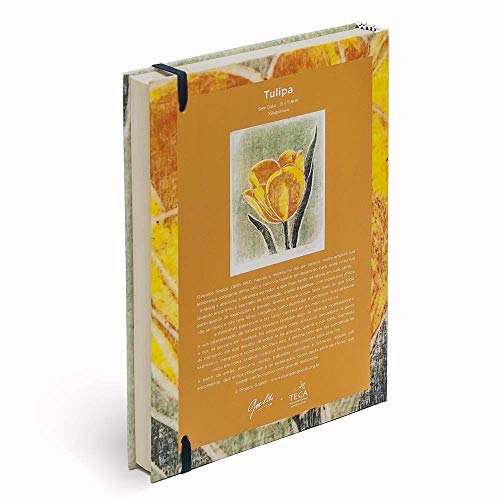 AGENDA DIÁRIA MÉDIA 2021 - FLORES - TULIPA, Teca, 20001052021